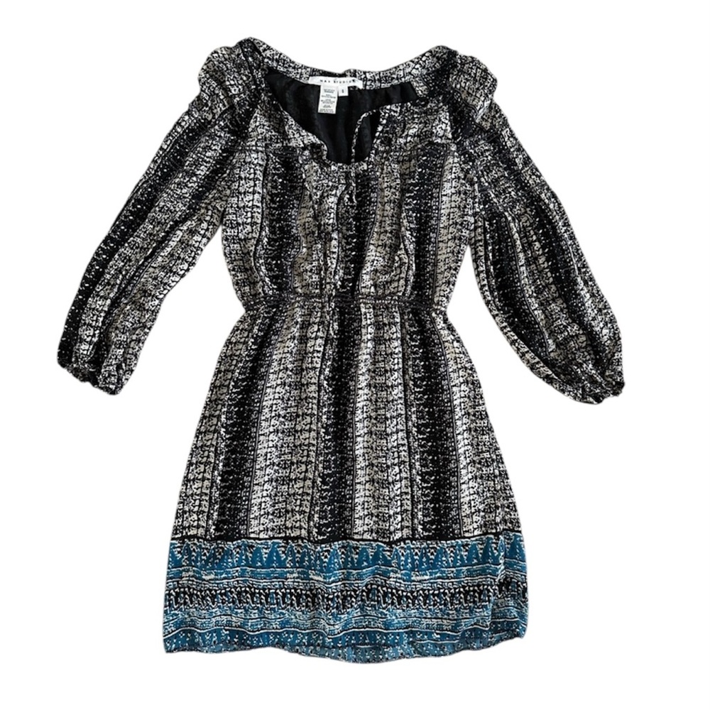 Max Studio Black Patterned Dress - Picture 2 of 6